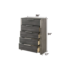 Jehoram Gray Finish Chest