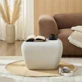 Modern Accent Coffee Table for Small Living Room, Unique Accent Table
