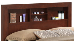 Transitional Cherry Full Storage Bed