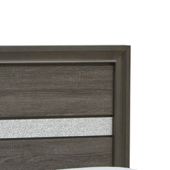 Madrid G02305B-QB Queen Bed , Gray