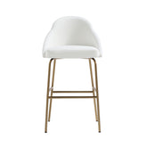 Barstool in White and Gold