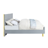 Gaines Gray High Gloss Finish EK Bed