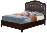 Elegant Cappuccino King Bed With Storage Options