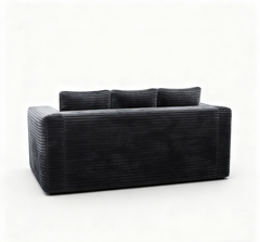 Cloud Loveseat Sofa Couch in a Box, 3 Seater Boneless Couch, Comfy Deep Seat Corduroy Sofa, Compressed, No Assembly, Memory Foam, Modern Small Couches for Small Spaces, Apartement