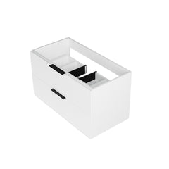36 Inch White Bathroom Vanity without Sink
