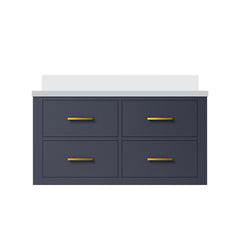 Blue Single Bath Vanity 36 in. W x 22 in. D, with Cultured Marble Top