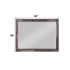 Juniper Dark Cherry Finish Mirror