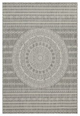 Sunshine GC_HAR2018 Silver 5 ft. 3 in. x 7 ft. 3 in. Indoor/Outdoor Area Rug
