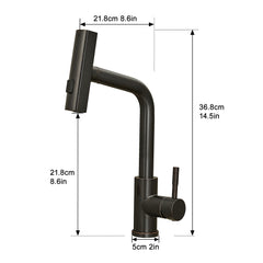 Touchless Kitchen Faucet, Hands Free Automatic Smart Kitchen Faucet, Stainless Steel Touchless Kitchen Faucet