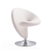 Swivel Lounge Chair in Cream