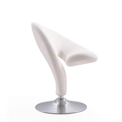 Swivel Lounge Chair in Cream