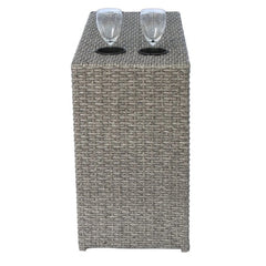 Outdoor Wicker Seating Group for 4 – Pre-Assembled with Cushions