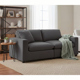 Caylie Modular 2-Piece Sofa - Charcoal