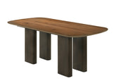 Delina Walnut Dining Table