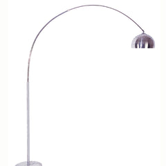 85" Tall Metal Floor Lamp with White Marble Base, Arch design