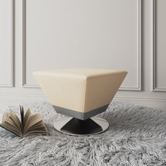 Accent Ottoman in Tan