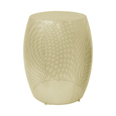 Round Metal Hollow Side Table Set