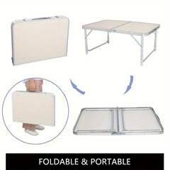 Small outdoor folding table