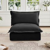 Koala Armless Sofa - Black