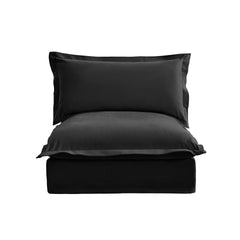 Koala Armless Sofa - Black