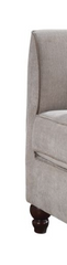 Cyndi Tan Velvet Chair W/Pillow