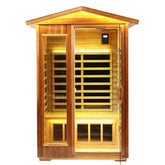 NEW-Two-person far-infrared outdoor sauna