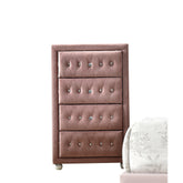 Reggie Pink Fabric Chest