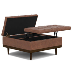 Mariah Lift Top Table Storage Ottoman
