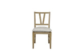 Slat Back Chair - Cashew (Set of 2)