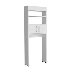 Madrid Over The Toilet Cabinet, Double Door, Two Shelves White