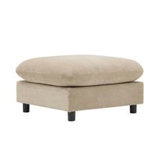 99 in. 4-Piece L Shaped Modular Free Combination Sectional Velvet Sofa Couch with Ottoman, Nomad
