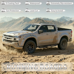 Running Boards Nerf Bars For 2019-2026Chevy Silverado/GMC Sierra 1500 Crew Cab