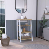 St. Clair Linen Cabinet, Two Interior Shelves, Two Open Shelves, Single Door