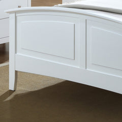 Charming White Queen Size Bed For Relaxation