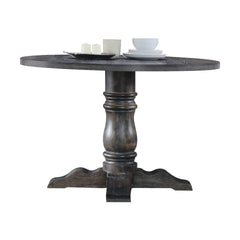 Leventis Weathered Gray Finish Dining Table