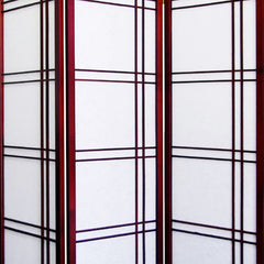 70" Tall 3-Panel Screen / Room Divider "Girard" with Cherry finish