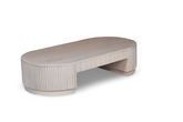 White Washed Solid Wood Coffee Table