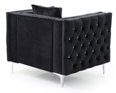 Sleek Contemporary Track Arm Chair