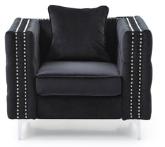 Sleek Contemporary Track Arm Chair