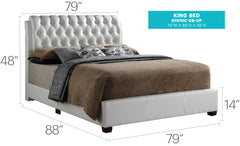 Sleek And Stylish Contemporary King Bed