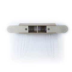 Lora Metal Legs 2 Tier Console Table
