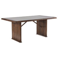 Wawona Brown 5-piece Rectangular Dining Table Set