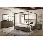 Harbington Dark Cocoa 4-piece Queen Bedroom Set