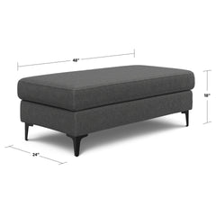 Ava Mid Century Ottoman Bench
