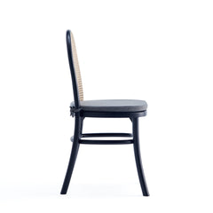 Dining Chair - Set of 2 in Black and Gray