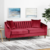 3-SEATER SOFA ( WINE RED)