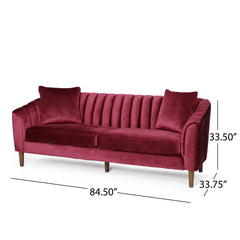 3-SEATER SOFA ( WINE RED)