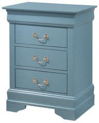 Traditional Teal Bedroom Nightstand