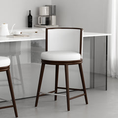 Counter Stool in White