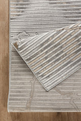 Geometrix GC_DIM1005 Gray 2 ft. 7 in. x 9 ft. 10 in. Area Rug